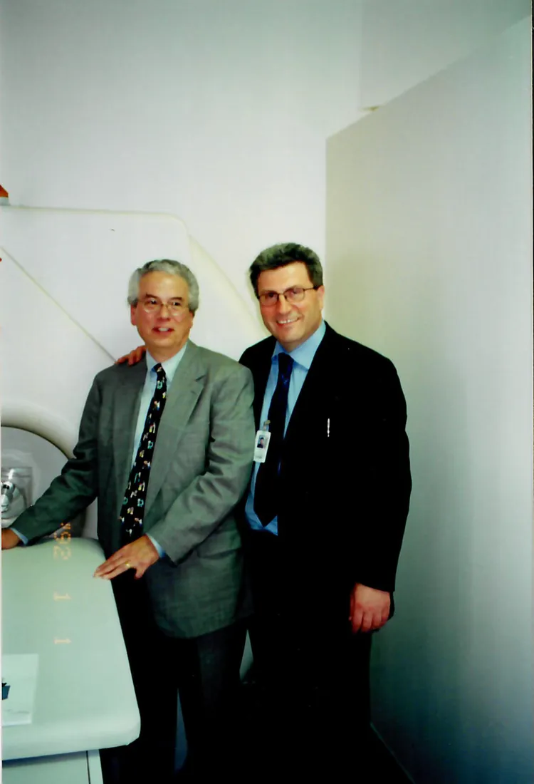 Ivan Dus con Joseph M. Caruso